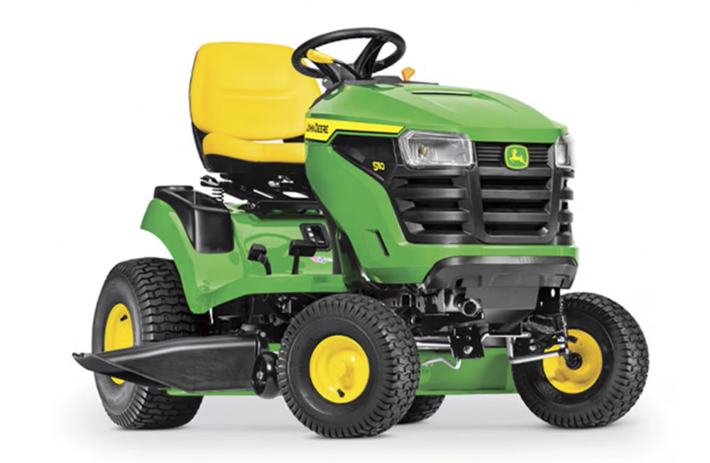 S110 John Deere Mower Front View John Deere S110 Lawn Tractor Mower