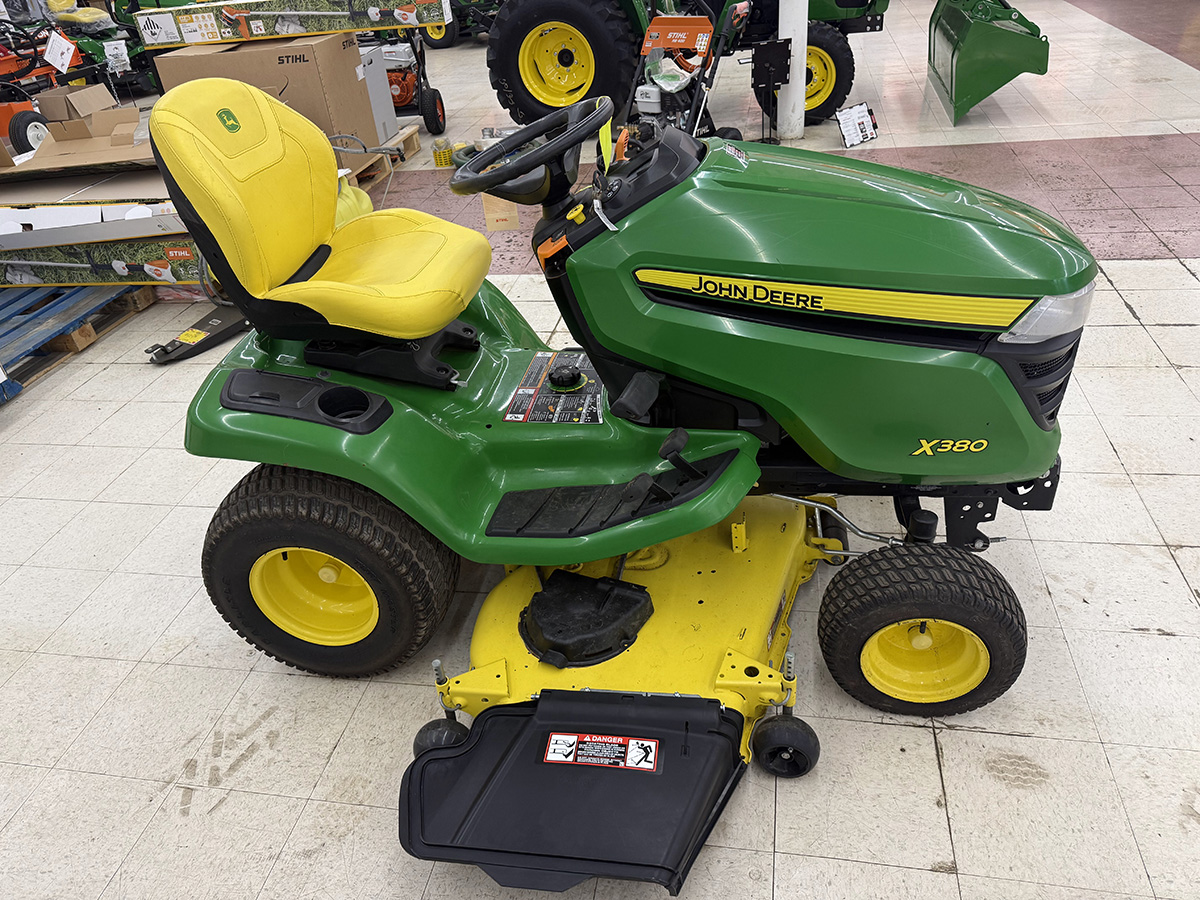 X380 John Deere 54 inch Lawn Mower -Right Side