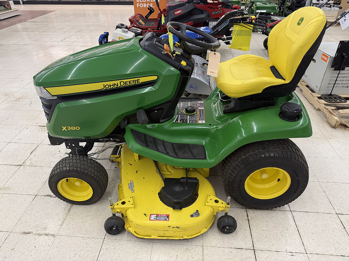 X380 John Deere 54 inch Lawn Mower -Left Side X380 John Deere 54 inch Lawn Mower -Left Side